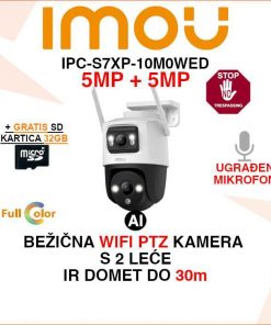 IPC-S7XP-10M0WED IMOU CRUISER DUAL 5MP + 5MP AI PTZ WIFI KAMERA