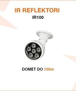 IR REFLEKTOR S INFRACRVENIM OSVJETLJENJEM DOMETA DO 100 METARA IR100