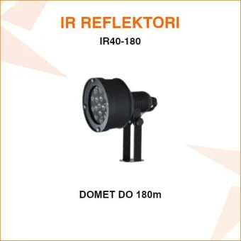 IR REFLEKTOR ZA VIDEO NADZOR DOMETA DO 180m IR40-180