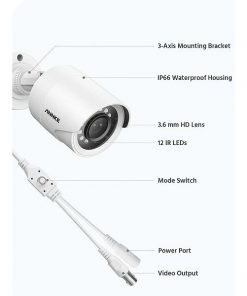 ANNKE DODATNA KAMERA ZA VIDEO NADZOR 2MP UZ NAPAJANJE ANNKE-B1-2MP - Slika 3