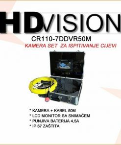 KAMERA SET ZA ISPITIVANJE CIJEVI CR110-7DDVR50M