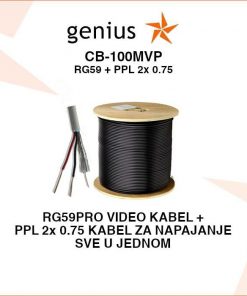 KOMBI KABEL ZA VIDEO NADZOR, VIDEO I KABEL ZA NAPAJANJE CB-100MVP