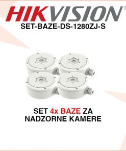 KOMPLET 4 BAZE ZA NADZORNE KAMERE SET-BAZE-DS-1280ZJ-S