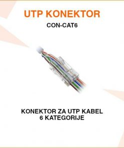 KONEKTOR ZA UTP KABEL 6 KATEGORIJE CON-CAT6