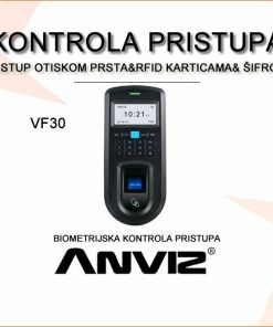 ANVIZ ČITAČ OTISKA PRSTA I RFID KARTICA I PRIVJESAKA VF30-PRO