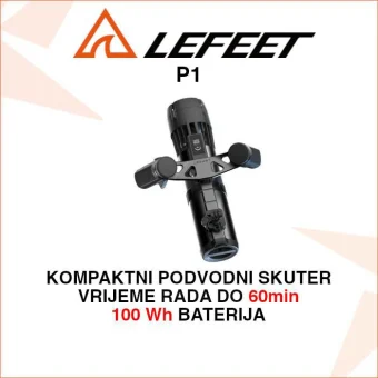 LEFEET P1 PODVODNI SKUTER ERGONOMSKOG DIZAJNA I SA 4 NAČINA RADA
