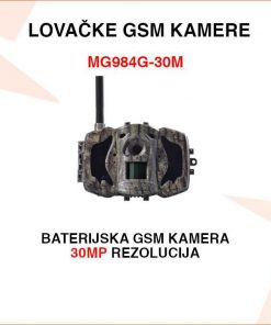 LOVAČKA BATERIJSKA GSM 4G KAMERA SA 30MP SENZOROM MG984G-30M