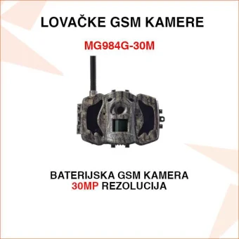 LOVAČKA BATERIJSKA GSM 4G KAMERA SA 30MP SENZOROM MG984G-30M