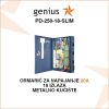 METALNI ORMARIĆ ZA NAPAJANJE 20A SA 18 IZLAZA PD-250-18-SLIM