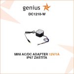 MINI ADATER ZA NAPAJANJE 12V, 1A SA IP67 ZAŠTITOM DC1210-W