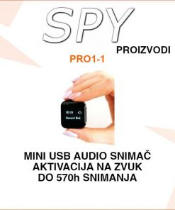 MINI AUDIO SNIMAČ S AKTIVACIJOM NA ZVUK