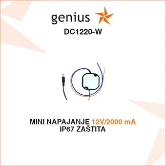 MINI STABILIZIRANO NAPAJANJE 12V, 2A SA IP67 ZAŠTITOM