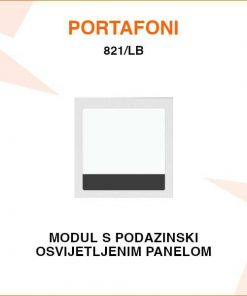V-TEK MODUL S POZADINSKI OSVIJETLJENIM PANELOM 821/LB