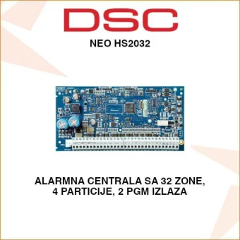 DSC ALARMNA CENTRALA SA 32 ZONE NEO HS2032