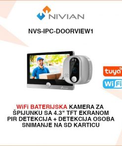 NIVIAN WIFI KAMERA ZA ŠPIJUNKU - SMART SET ZA VRATA NVS-IPC-DOORVIEW1