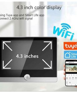 NIVIAN WIFI KAMERA ZA ŠPIJUNKU - SMART SET ZA VRATA NVS-IPC-DOORVIEW1 - Slika 3