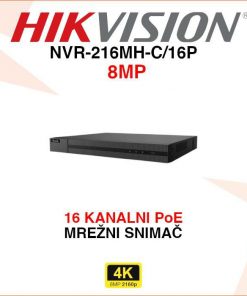 NVR-216MH-C/16P HIKVISION 16 KANALNI 4K POE MREŽNI VIDEO SNIMAČ