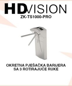 OKRETNA PJEŠAČKA BARIJERA, TRIPOD ZA KONTROLU PRISTUPA ZK-TS1000-PRO
