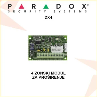 PARADOX 4 ZONSKI MODUL ZA PROŠIRENJE ZX4