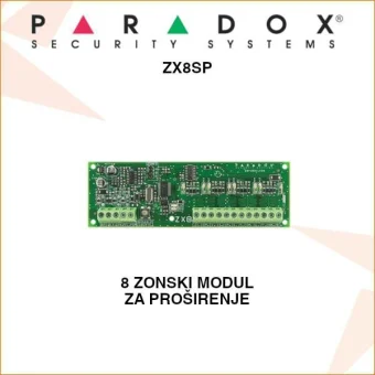 PARADOX 8 ZONSKI MODUL ZA PROŠIRENJE ZX8SP