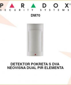 PARADOX ADRESABILNI DETEKTOR POKRETA S 2 NEOVISNA PIR SENZORA DM70