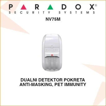 PARADOX DUALNI DETEKTOR POKRETA NV75M