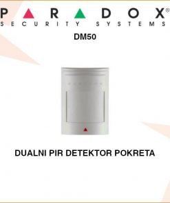 PARADOX ADRESABILNI DUALNI PIR DETEKTOR POKRETA DM50