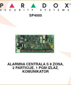 PARADOX ALARMNA CENTRALA SA 4 ULAZA ZA ZONE SP4000
