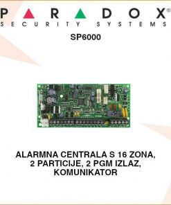 PARADOX ALARMNA CENTRALA SA 8 ULAZA ZA ZONE SP6000