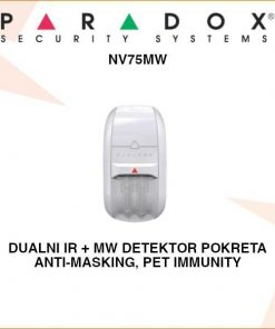 PARADOX DUALNI IR I MW DETEKTOR POKRETA NV75MW
