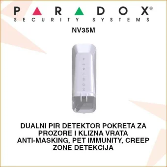 PARADOX BARIJERA ZA PROZORE I KLIZNA VRATA NV35M