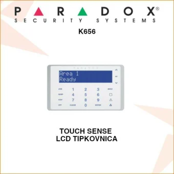 PARADOX TOUCH SENSE LCD TIPKOVNICA K656