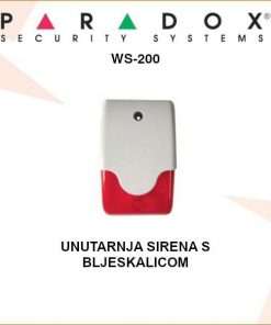 PARADOX UNUTARNJA SIRENA S BLJESKALICOM WS-200