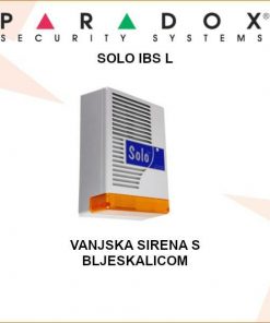 PARADOX VANJSKA SIRENA S BLJESKALICOM SOLO IBS L