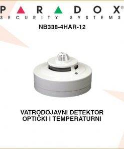 PARADOX VATRODOJAVNI OPTIČKI I TEMPERATURNI DETEKTOR NB338-4HAR-12