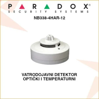 PARADOX VATRODOJAVNI OPTIČKI I TEMPERATURNI DETEKTOR NB338-4HAR-12