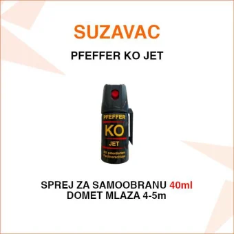 SUZAVAC - PAPRENI SPREJ ZA SAMOOBRANU PFEFFER KO JET 40ml