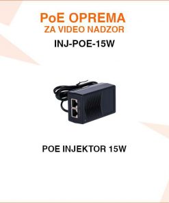 POE INJEKTOR ZA VIDEO NADZOR 15W INJ-POE-15W