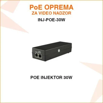 POE INJEKTOR ZA VIDEO NADZOR 30W INJ-POE-30W