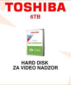TOSHIBA 6TB PRO HARD DISK ZA VIDEO NADZOR HD6TB-T