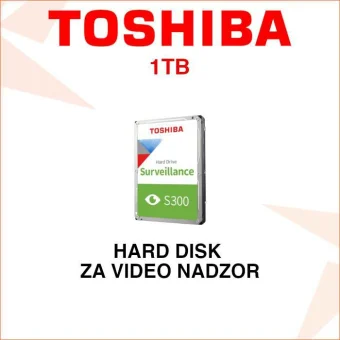 TOSHIBA 1TB PRO HARD DISK ZA VIDEO NADZOR HD1TB-T
