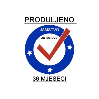 PRODULJENO JAMSTVO ZA SETOVE - DODATNIH 12 MJESECI (36 SVEUKUPNO)