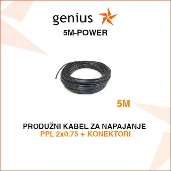 PRODUŽNI KABEL ZA NAPAJANJE BEŽIČNE KAMERE 5M-POWER