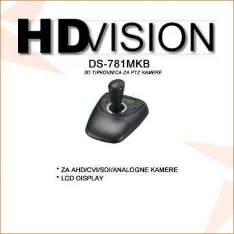 HDVISION PTZ TIPKOVNICA, KONTROLER ZA PTZ KAMERE DS-781MKB