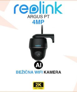 REOLINK ARGUS PT 2K BATERIJSKA WIFI PTZ KAMERA SA SMART DETEKCIJOM