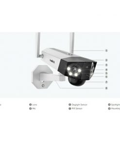 REOLINK DUO 2 B750 PANORAMSKA BATERIJSKA 4K WIFI KAMERA S 2 LEĆE - Slika 2