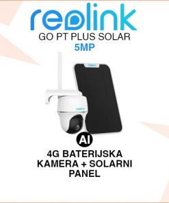 REOLINK GO PT PLUS 5MP BATERIJSKA 4G PT KAMERA + SOLARNI PANEL