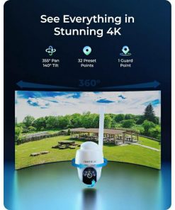 REOLINK GO PT ULTRA 4K BEŽIČNA ROTACIJSKA 4G KAMERA I SOLARNI PANEL - Slika 2
