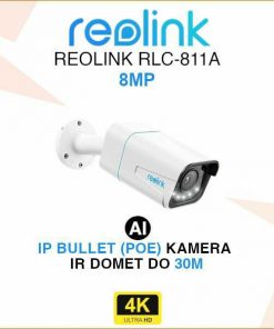 REOLINK 4K POE IP FULL COLOR SMART KAMERA 8MP REZOLUCIJE RLC-811A