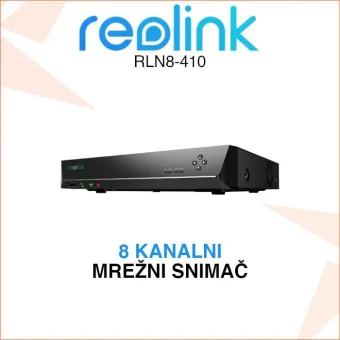 REOLINK NVR 8 KANALNI 12MP POE VIDEO SNIMAČ RLN8-410
